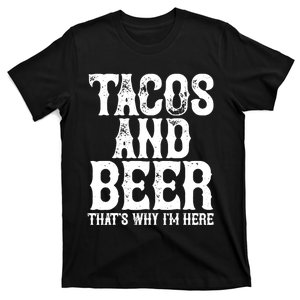 TACOS AND BEER Drinking Drunk Cinco De Mayo Gift T-Shirt