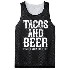 TACOS AND BEER Drinking Drunk Cinco De Mayo Gift Mesh Reversible Basketball Jersey Tank