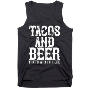 TACOS AND BEER Drinking Drunk Cinco De Mayo Gift Tank Top