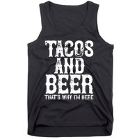 TACOS AND BEER Drinking Drunk Cinco De Mayo Gift Tank Top