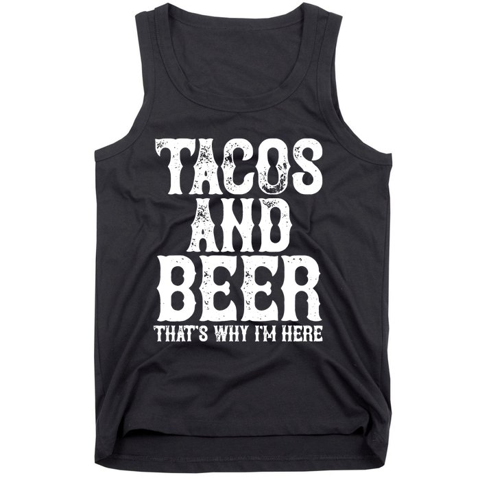 TACOS AND BEER Drinking Drunk Cinco De Mayo Gift Tank Top