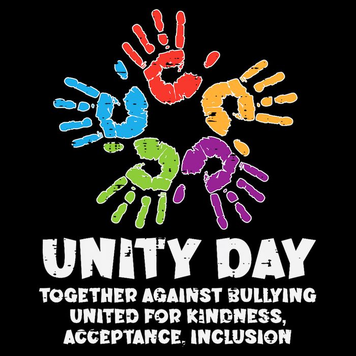 Together Against Bullying Orange Anti Bullying Unity Day Kids Cooling Performance Crew T-Shirt