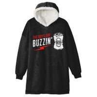 The Are Buzzin Vintage Drinking Hooded Wearable Blanket