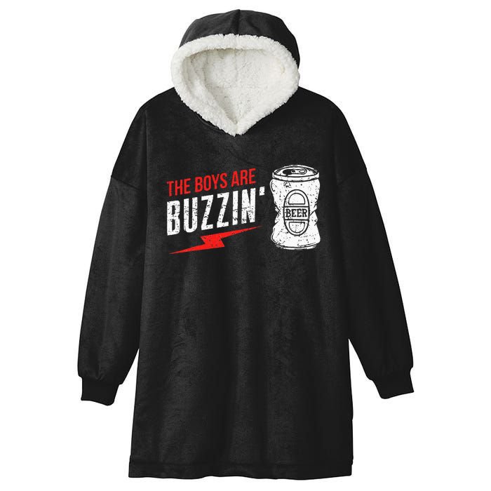 The Are Buzzin Vintage Drinking Hooded Wearable Blanket