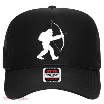 Traditional Archery Bigfoot Recurve Bow Lovers High Crown Mesh Back Trucker Hat