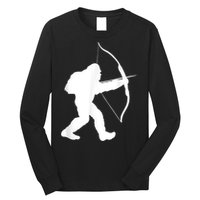 Traditional Archery Bigfoot Recurve Bow Lovers Long Sleeve Shirt