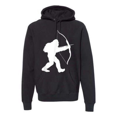 Traditional Archery Bigfoot Recurve Bow Lovers Premium Hoodie