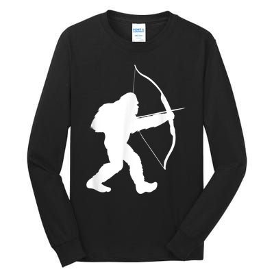 Traditional Archery Bigfoot Recurve Bow Lovers Tall Long Sleeve T-Shirt