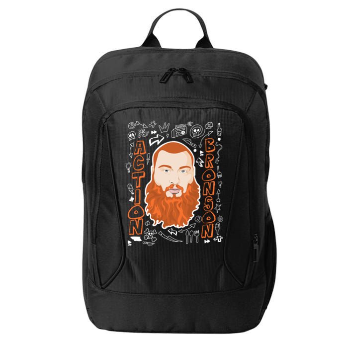 The Action Bronson Cool Vector Design City Backpack