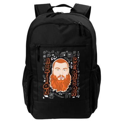 The Action Bronson Cool Vector Design Daily Commute Backpack