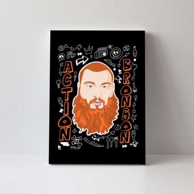 The Action Bronson Cool Vector Design Canvas