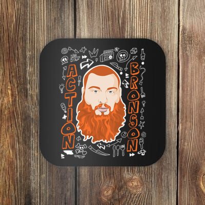 The Action Bronson Cool Vector Design Coaster