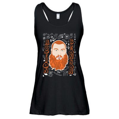 The Action Bronson Cool Vector Design Ladies Essential Flowy Tank