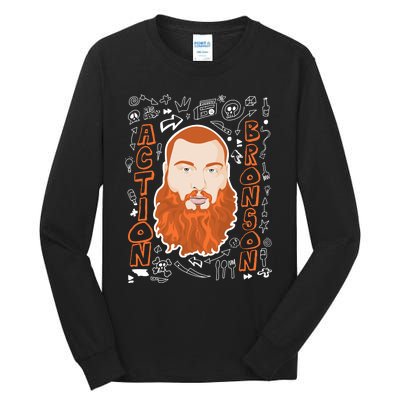 The Action Bronson Cool Vector Design Tall Long Sleeve T-Shirt