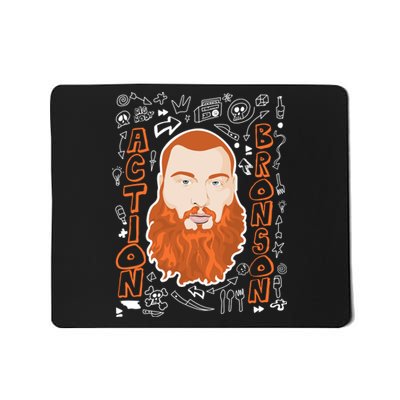 The Action Bronson Cool Vector Design Mousepad