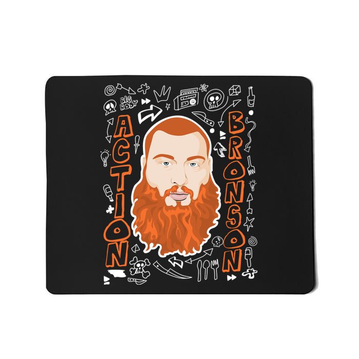 The Action Bronson Cool Vector Design Mousepad