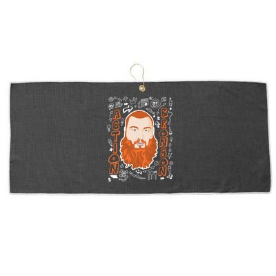 The Action Bronson Cool Vector Design Large Microfiber Waffle Golf Towel