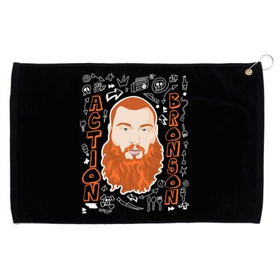 The Action Bronson Cool Vector Design Grommeted Golf Towel