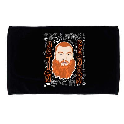 The Action Bronson Cool Vector Design Microfiber Hand Towel