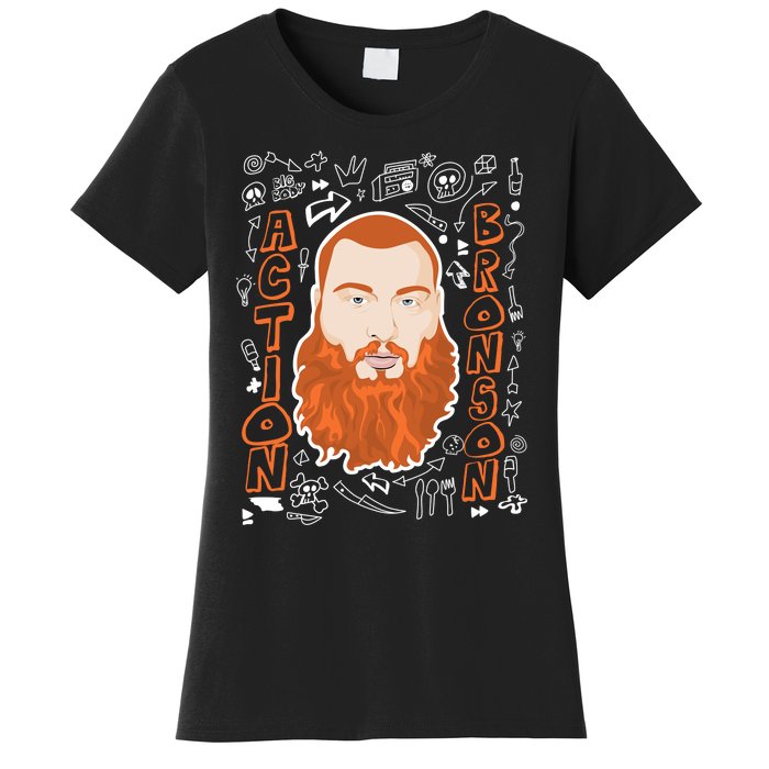 The Action Bronson Cool Vector Design Women's T-Shirt