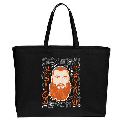 The Action Bronson Cool Vector Design Cotton Canvas Jumbo Tote