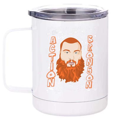 The Action Bronson Cool Vector Design 12 oz Stainless Steel Tumbler Cup