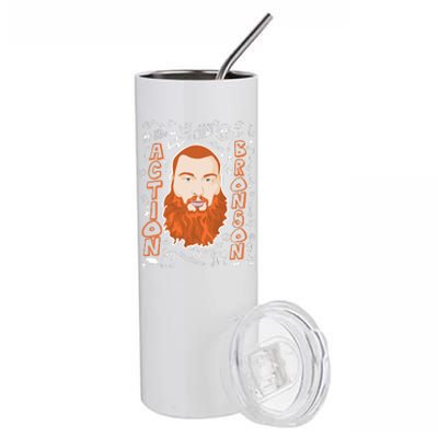 The Action Bronson Cool Vector Design Stainless Steel Tumbler