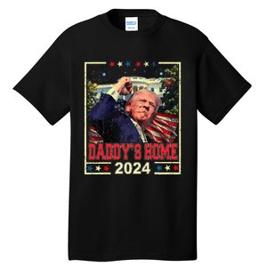 Take America Back 2024 Donald Trump 2024 DaddyS Home Trump Tall T-Shirt