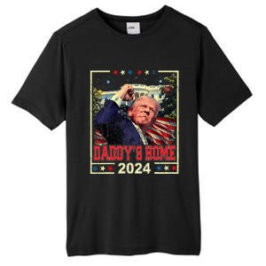 Take America Back 2024 Donald Trump 2024 DaddyS Home Trump Tall Fusion ChromaSoft Performance T-Shirt