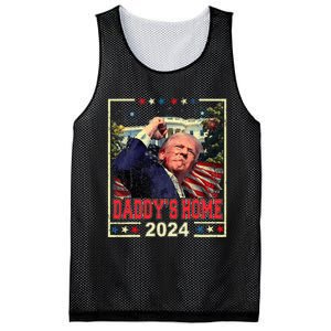 Take America Back 2024 Donald Trump 2024 DaddyS Home Trump Mesh Reversible Basketball Jersey Tank