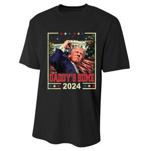 Take America Back 2024 Donald Trump 2024 DaddyS Home Trump Performance Sprint T-Shirt