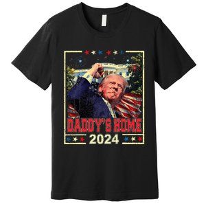 Take America Back 2024 Donald Trump 2024 DaddyS Home Trump Premium T-Shirt