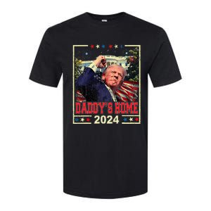 Take America Back 2024 Donald Trump 2024 DaddyS Home Trump Softstyle CVC T-Shirt