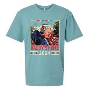 Take America Back 2024 Donald Trump 2024 DaddyS Home Trump Sueded Cloud Jersey T-Shirt