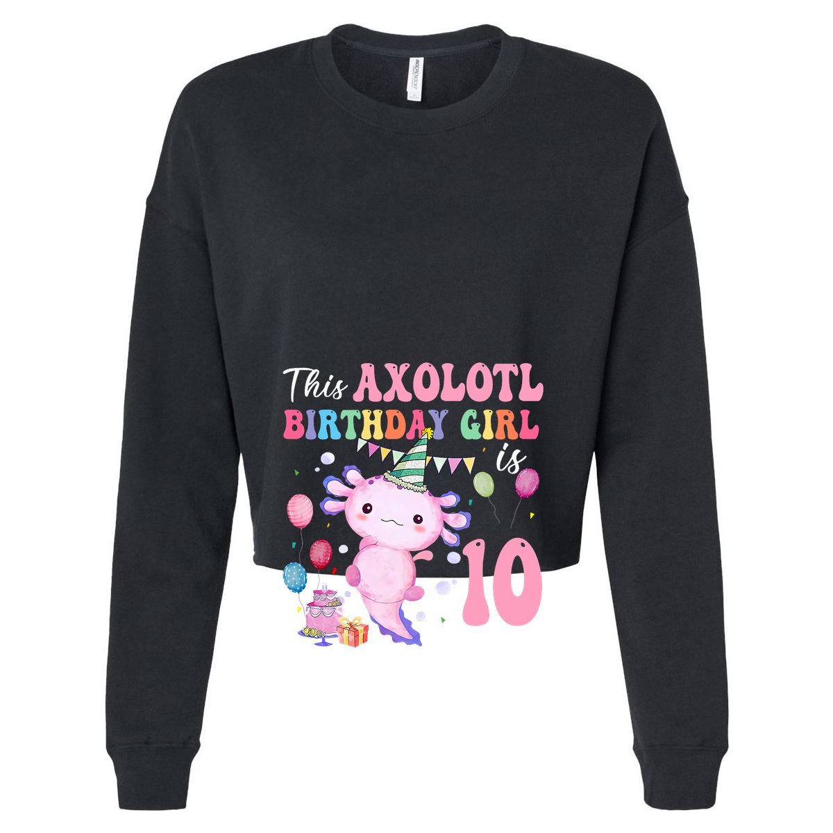 This Axolotl Birthday Girl Is 10 Years Old 10th Bday Party Backpack