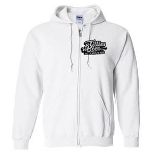 Titties And Beer Why IM Here Funny Beer Lover Full Zip Hoodie