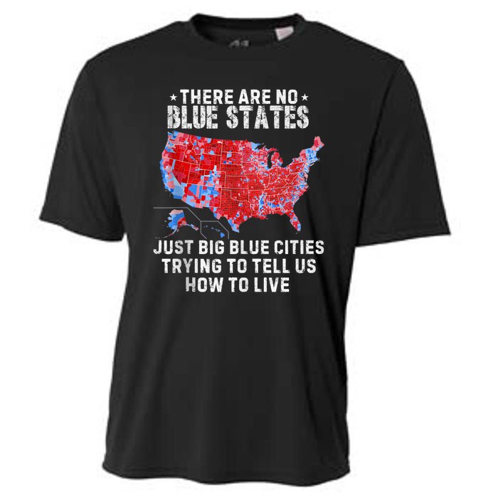 There Are Blue States Just Big Blue Cities Trying To Tell Us Cooling Performance Crew T-Shirt