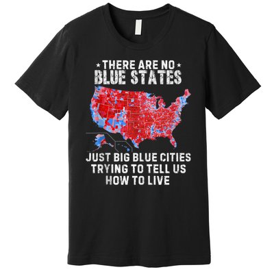 There Are Blue States Just Big Blue Cities Trying To Tell Us Premium T-Shirt