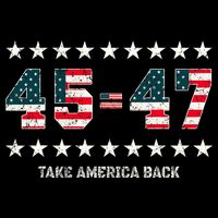 Take America Back Trump 2024 Stars 45 47 Usa President Impact Tech Backpack