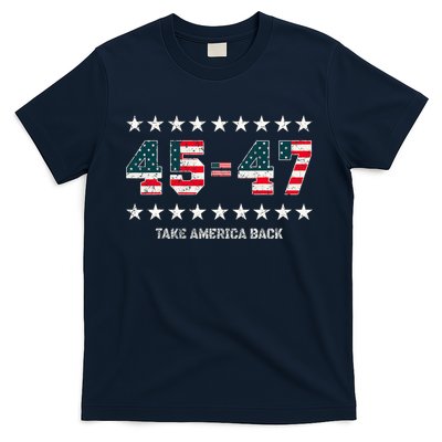 Take America Back Trump 2024 Stars 45 47 Usa President T-Shirt