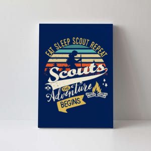 The Adventure Begins | Eat Sleep Scout Repeat | Funny Scout Canvas