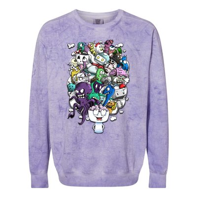 The Artist Brain Colorblast Crewneck Sweatshirt