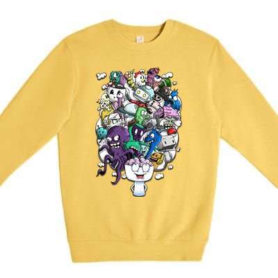 The Artist Brain Premium Crewneck Sweatshirt