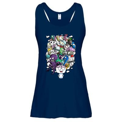 The Artist Brain Ladies Essential Flowy Tank