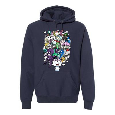 The Artist Brain Premium Hoodie