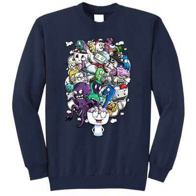 The Artist Brain Tall Sweatshirt