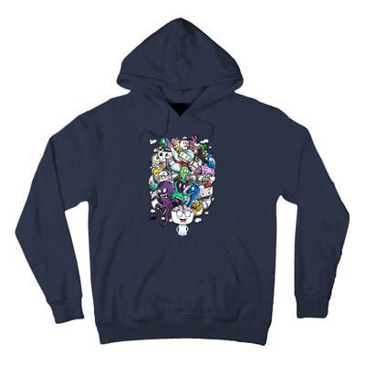 The Artist Brain Tall Hoodie