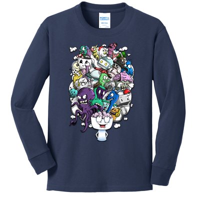 The Artist Brain Kids Long Sleeve Shirt