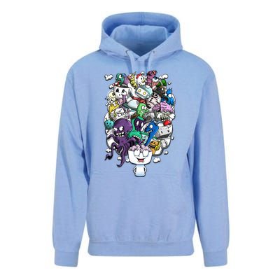 The Artist Brain Unisex Surf Hoodie