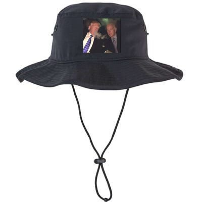 Trump And Biden Smoking Weed Legacy Cool Fit Booney Bucket Hat